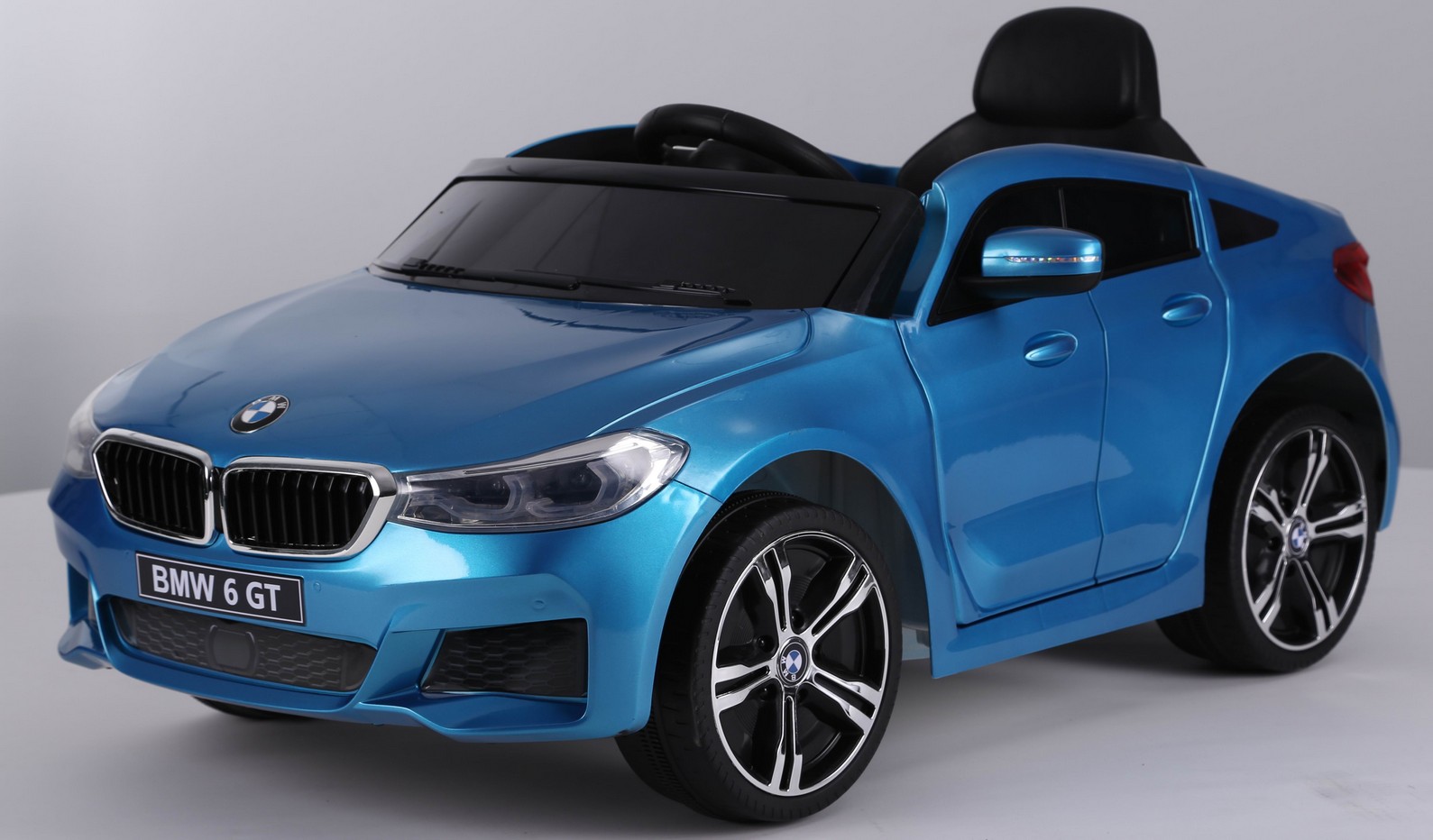 Электромобиль BMW 6 GT (Лицензионная модель) с пультом (Синий глянец) JJ2164